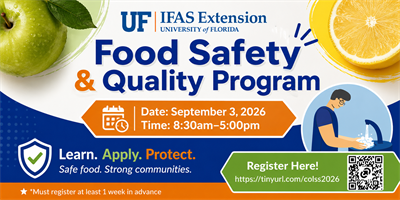 Featured event banner: Food Safety & Quality Program